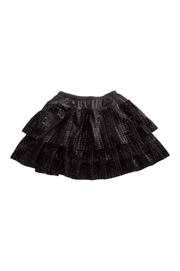 Girls Dance Skirt Carnival Performance Clothes Stage Wear Latin Jazz Party Tutu For Childrens Competition Outfit Temperament Skirt 5-6 Years