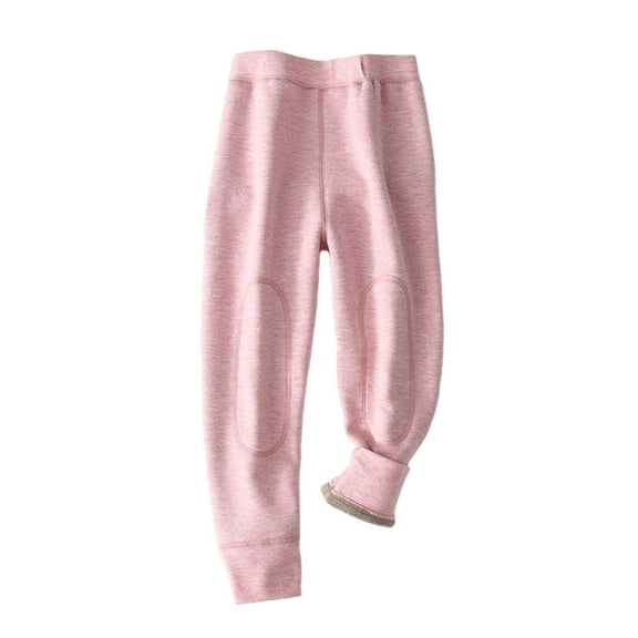 RMGVDSD Girls High Waisted Leggings Soft Warm Cozy Girls Pants Autumn Thermal Pants Kids Tights Thick Inner Underpants Cold Weather Layering Trousers 3-4 Years