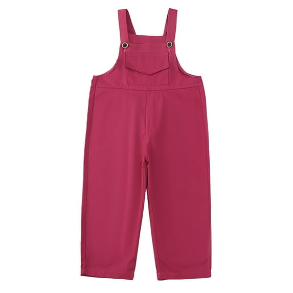 RMGVDSD Girls Overalls Sleeveless Jumpsuits Kids Casual Loose Romper Long Pants Fashion Fall Outfits Girls Rompers Jumpsuits With Pockets 3-4 Years