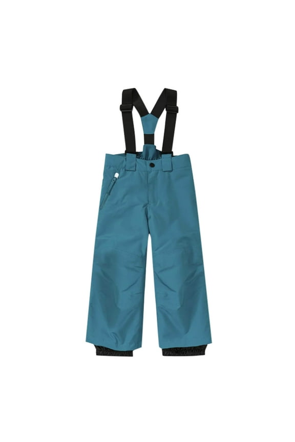 Girls Pants Streetwear Children's Ski Pants Outdoor Sports Overalls Warm Windproof Trendy Versatile Jeans For 2-3 Years
