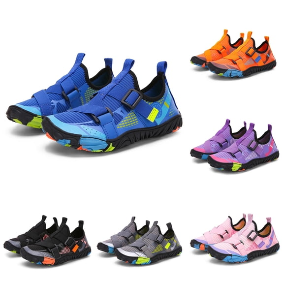 RMGVDSD Girls Sneakers Lightweight Breathable Quick Dry Water Shoes For Indoor Outdoor Sports Running Hiking Shoes Kids Footwear