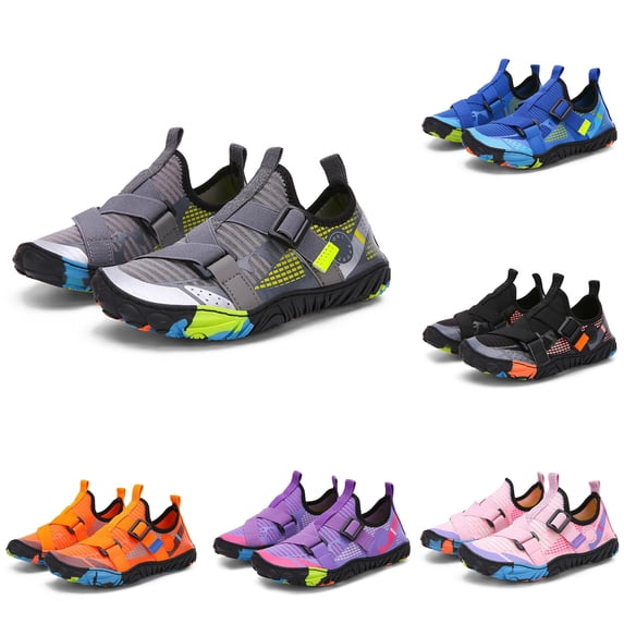 RMGVDSD Girls Sneakers Lightweight Breathable Quick Dry Water Shoes For Indoor Outdoor Sports Running Hiking Shoes Kids Footwear
