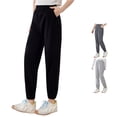 thumbnail image 1 of RMGVDSD Girls Sweatpants Active Jogger Pants Pull On Elastic Waist Casual Track Pants Kids School Sports Pants Relaxed Fit Soft Bottoms 3-4 Years, 1 of 7
