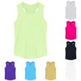 thumbnail image 1 of RMGVDSD Girls Tank Tops Summer Sleeveless Basic Tshirts Breathable Casual Wear Solid Color Loose Fit Workout Athletic Shirts 13-14 Years, 1 of 9