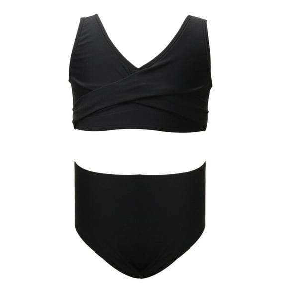 RMGVDSD Girls Two Piece Swimwear Fashionable Kids Bikini Swimsuit For Children Bathing Suits Beach Pool Party Summer Swim Outfit Breathable Swimming Suit