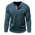 thumbnail image 1 of RMGVDSD Golf Shirts for Men Casual Collared Golf Shirt Comfortable Breathable Long Sleeve T-Shirt Henry Shirts Leisure Tops Fashion Knit Golf Shirt, 1 of 7