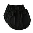 thumbnail image 1 of RMGVDSD Hoodie Skirts For Women Plus Size 2 Pcs Women's Extender Skirt Solid Color Elastic Waist Skirt Accessory Tulle Petticoat Tutu Skirt, 1 of 7