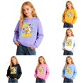 thumbnail image 1 of RMGVDSD Hoodies for Girls Graphic Pullover Hooded Sweatshirt for Kids Back To School and Daily Wear Soft Casual Hoodie Sweatshirts Fashionable Top 4-5 Years, 1 of 7