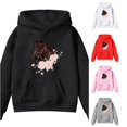 thumbnail image 1 of RMGVDSD Hoodies for Girls Kids Horse Print Long Sleeve Hooded Sweatshirts Back To School Graphic Pullover Tops Fall Winter Clothes Kids Sweatshirt 10-11 Years, 1 of 4