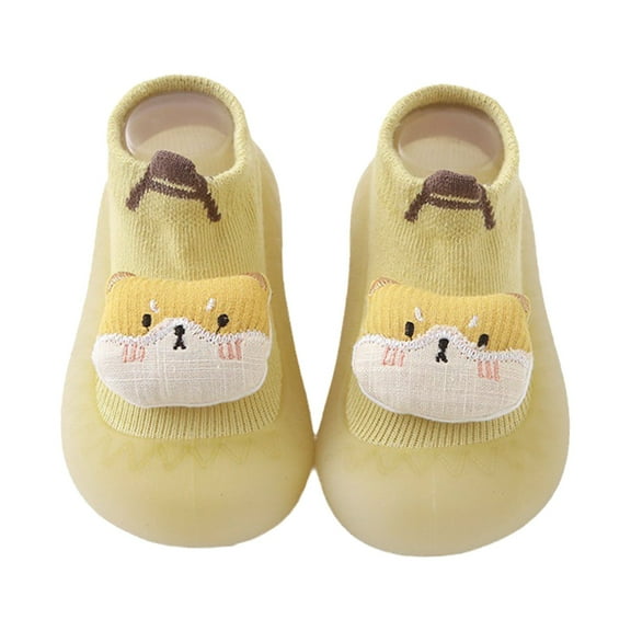 RMGVDSD Boys Girls Socks Baby Sock Shoes With Soft Baby Walking Shoes Toddler Non Slippers Breathable Cartoon Mesh Floor Socks Barefoot Shoes Baby Sneakers 0-6 Months
