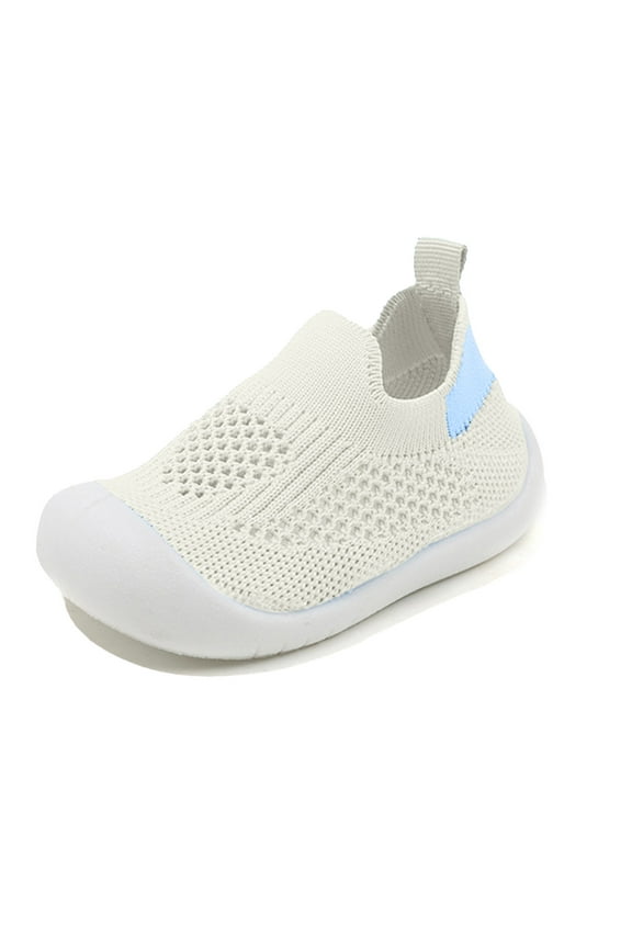 First Walking Shoes Baby Shoes Boys Girls Sock Shoes Breathable Non Soft Rubber Sole Toddler Slipper Sneakers Lightweight Baby Shoes For 0-6 Months