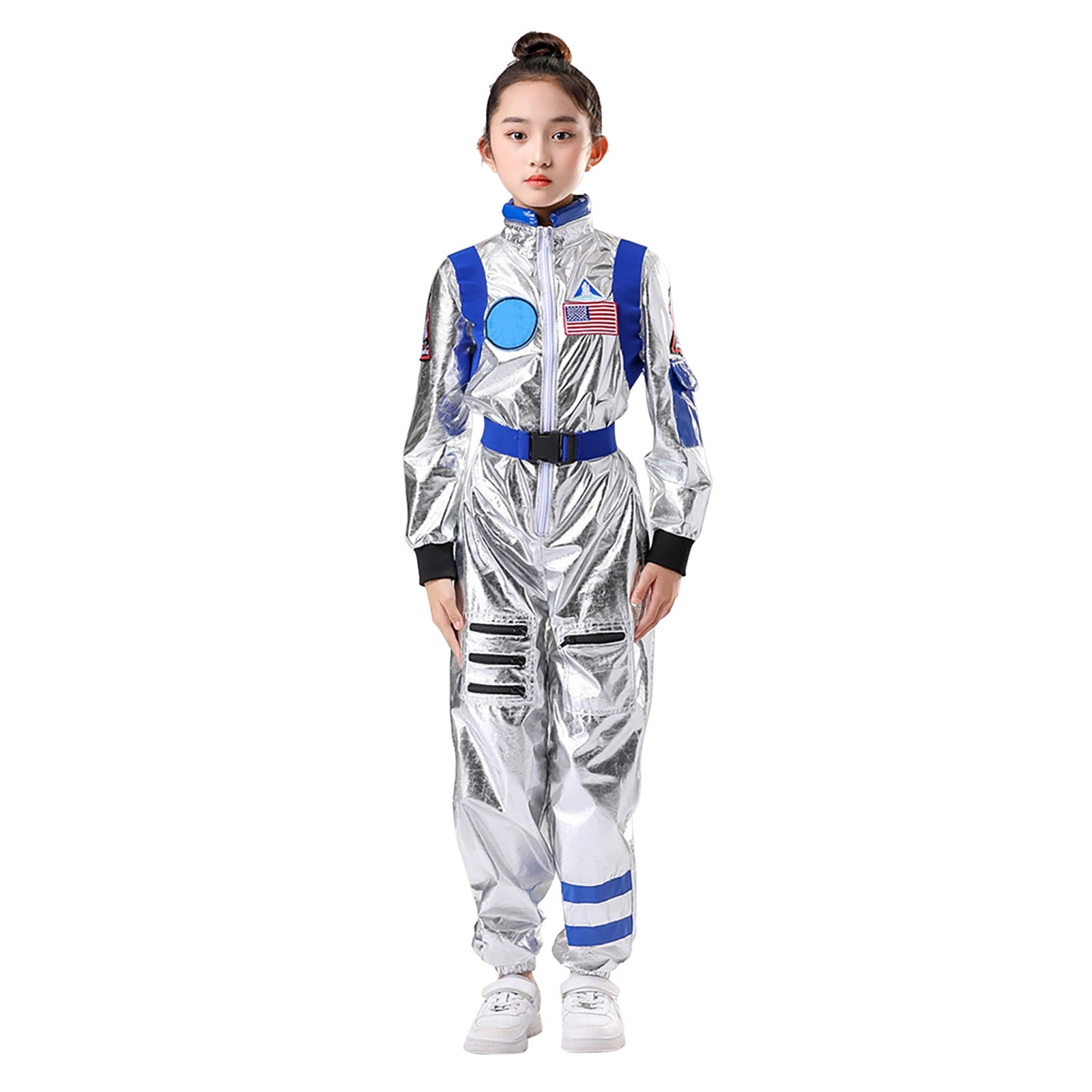 RMGVDSD Kids Astronaut Outfit for Boys Girls Space Jumpsuit Astronaut Carnival Onesie Performance Clothes Infant Cute Sweatshirt Romper