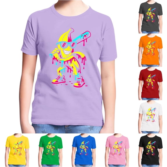 RMGVDSD Kids Baseball Shirt Graphic Print Tshirts Short Sleeve T Shirts For Boys Summer Tees Casual Tops Children's T-Shirts 13-14 Years