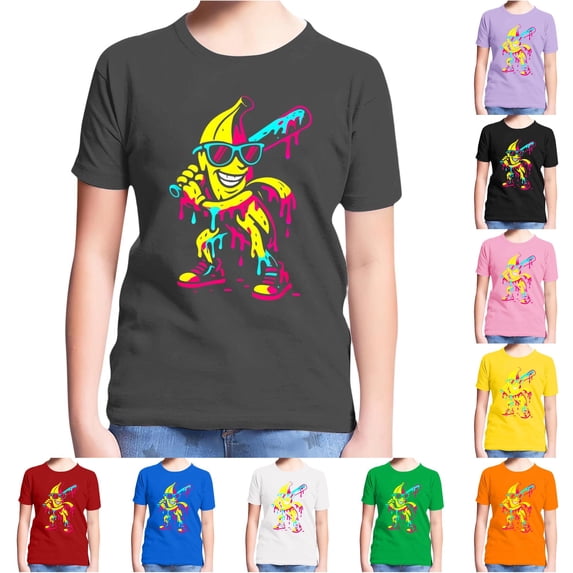 RMGVDSD Kids Baseball Shirt Graphic Print Tshirts Short Sleeve T Shirts For Boys Summer Tees Casual Tops Children's T-Shirts 2-3 Years