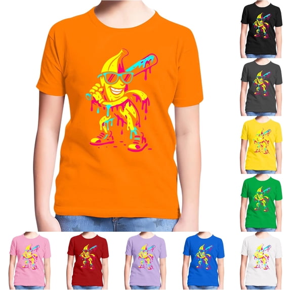 RMGVDSD Kids Baseball Shirt Graphic Print Tshirts Short Sleeve T Shirts For Boys Summer Tees Casual Tops Children's T-Shirts 4-5 Years
