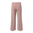 thumbnail image 1 of RMGVDSD Kids Girl's Corduroy Wide Leg Pants Button Front Zipper Straight Trousers With Pockets For Teens Solid Color Casual Long Pants Trendy Pants Party Wear, 1 of 8