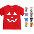 thumbnail image 1 of RMGVDSD Kids Girls Boys Halloween Shirt Cute Pumpkin T-Shirts Summer Short Sleeve Tee Tops Children's Graphic Tshirts 4-5 Years, 1 of 5