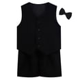 thumbnail image 1 of RMGVDSD Little Boys Formal Short Set Boy's Suit Set Gentleman Outfit Children's Performance Clothes Formal Wedding Birthday Party Outfits 3-4 Years, 1 of 4