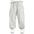 thumbnail image 1 of RMGVDSD Little Boys Relaxed Fit Pants Boys' Summer Thin Casual Trousers Baggy Striped Long Pants Children's Jogging Bottoms Sports Trousers 18-24 Months/White, 1 of 8