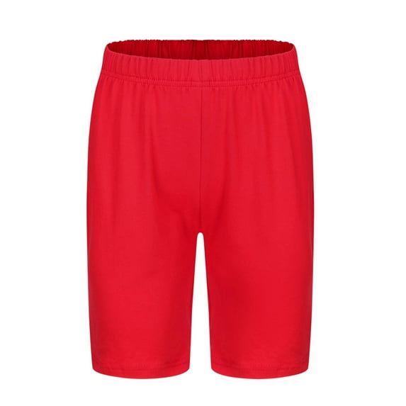 RMGVDSD Little Girls Shorts Casual Spring Summer Solid Color Short Pants Sports Elastic Boys Girls Pajama Shorts Soft Children's Sports Pants For 4-5 Years