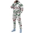 thumbnail image 1 of RMGVDSD Men's Casual Tracksuits 2 Pieces Christmas Outfits Hoodies Sweatsuits Sports Jogging Suit Set Mens Casual Sweatshirt Sweatpants Sets Fashion Men's Tracksuits, 1 of 9
