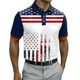 thumbnail image 1 of RMGVDSD Men's Classic Fit Shirts Independence Day Shirt For With Button Front And Print Short Sleeve Style Casual Performance For Patriotic Holidays Basic Work Shirts, 1 of 4