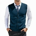 thumbnail image 1 of RMGVDSD Men's Fashion Sweater Vest Button Down Sleeveless V-Neck Sweaters Vests Comfortable Layering Casual Formal Wear Soft Knit Est Coat Versatile Style Basic Knit Sweater, 1 of 5