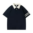 thumbnail image 1 of RMGVDSD Men's Golf Polo Shirts Plus Size Lightweight Cooling Color Block Shirt With Drop Shoulder Short Sleeve T Shirt Shirts Sports Golf Shirt, 1 of 3