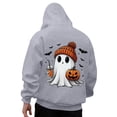 thumbnail image 1 of RMGVDSD Men's Hoodies Sweatshirts Halloween Print Long Sleeve Half Zip Hooded Sweatshirt Jacket For Men Comfortable Loose Fit Hoodies Casual Wear Stylish Sweatshirts L, 1 of 7