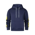 thumbnail image 1 of RMGVDSD Men's Relaxed Fit Hoodies Men's Autumn Winter Hoodie Sports Hoodie Comfortable Casual Loose Patchwork Solid Color Hooded Sweater Top Fall Fashion Zip Jacket, 1 of 3