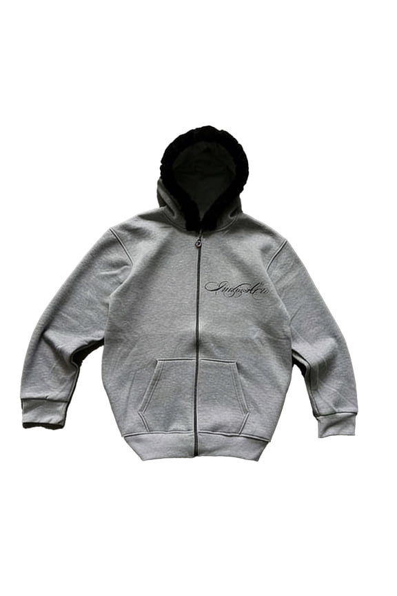 Men's Zip Up Hoodies Streetwear Jacket Letter Print Long Sleeve Hooded Sweatshirt Jackets With Pocket Casual Coat Tops Comfy Hoodies Pullover