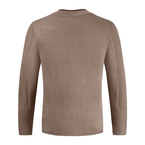 RMGVDSD Mens Cable Knit Sweater Casual Long Sleeve Crewneck Pullover Sweaters Solid Color Lightweight Casual Knitted Sweater Tops Fashion Golf Sweaters