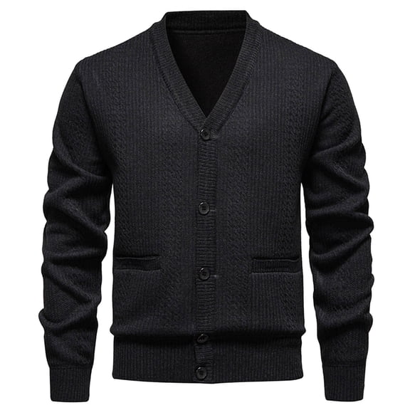 RMGVDSD Mens Cardigan Sweater Winter Sweater Coat Fall Fashionable Knitwear Outerwear Long Sleeve Casual Warm Comfortable Sweater Jackets Fashion Knit Sweater