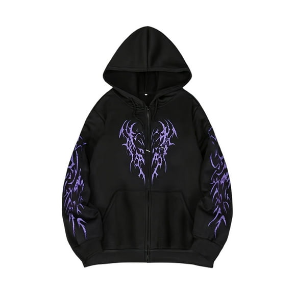 RMGVDSD Mens Casual Hoodies Men's Full-Zip Hoodies Autumn Winter Halloween Printed Casual Zipper Long Sleeve Hooded Sweatshirt Jacket Gothic Graphic Hoodies XXXL