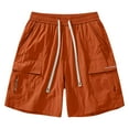 thumbnail image 1 of RMGVDSD Mens Shorts Casual Shorts Summer Mens Cargo Sweat Shorts Drawstring Elastic Waist Athletic Workout Gym Jogger Shorts Holiday Beach Sweat Shorts, 1 of 2