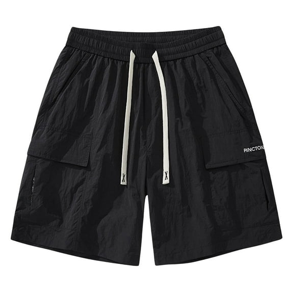 RMGVDSD Mens Shorts Casual Shorts Summer Mens Cargo Sweat Shorts Drawstring Elastic Waist Athletic Workout Gym Jogger Shorts Lightweight Vacation Shorts