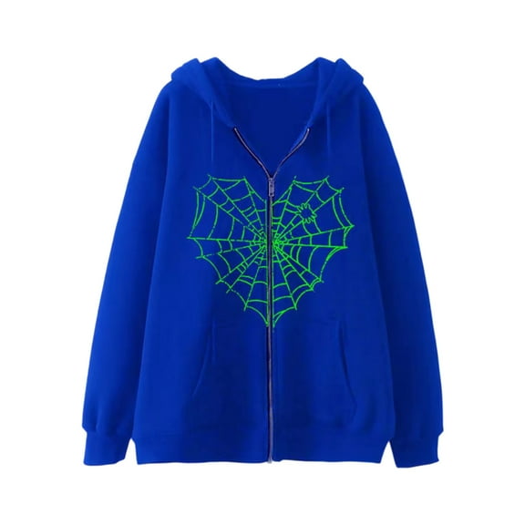 RMGVDSD Mens Zip Up Hooded Sweatshirt Men's Halloween Hoodie Printed Outdoor Casua Long Sleeve Zipper Sweatshirt Pullover Fashion Jackets Vintage Sweatshirt XXL