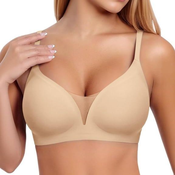 RMGVDSD Minimizer Bras for Women Seamless Bra With Small Breasts And Large Breasts Without Underwire Push Up Soft Support Bra Sports Bras for Women
