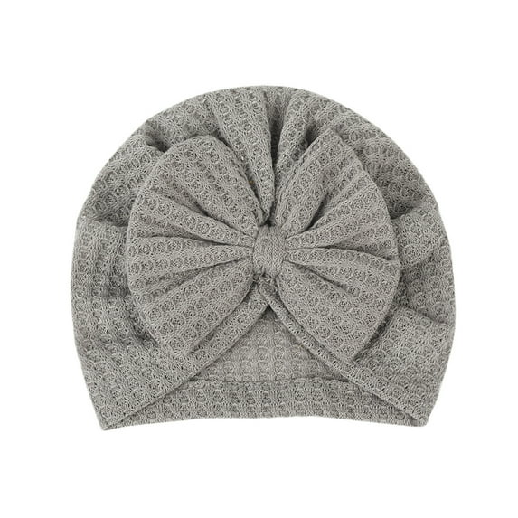RMGVDSD Hospital Hats Toddler Baby Girls Boys Summer Solid Bow Cap Hat Lovely Kids 0-24 Months Headwear Soft Baby Beanie
