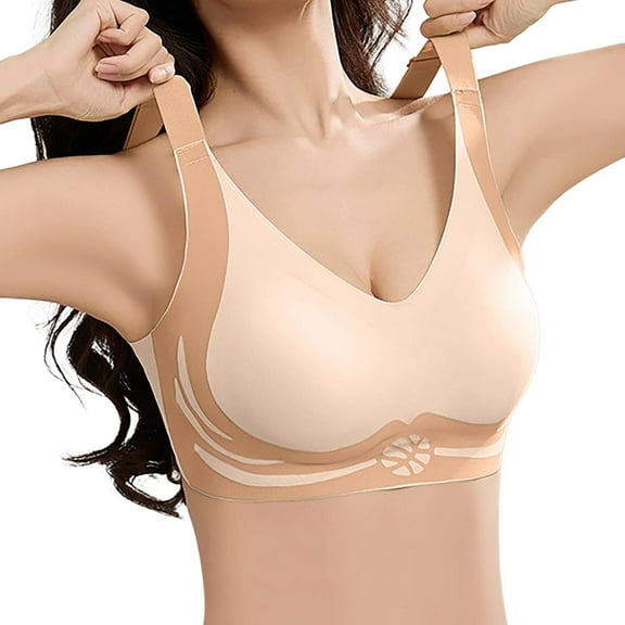 RMGVDSD Soft Bras for Women Seamless Push Up Sag Underwire Bra Comfortable Close Breast Sports Bra Soft Bralette Underwear