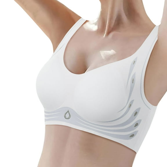 RMGVDSD Sports Bra for Women Minimizer Bras For Women No Underwire Full Coverage Bras Seamless Soft Support Plus Size Lifting Bra Comfort Womens Bralettes