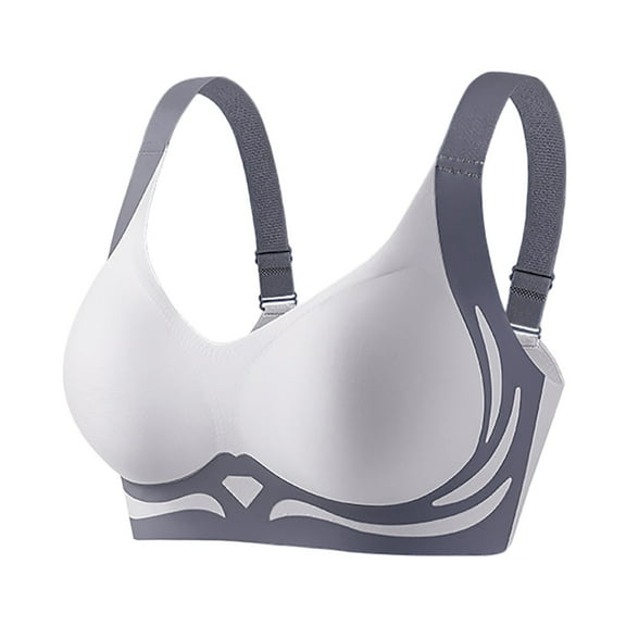 RMGVDSD Sports Bra for Women Wireless Bra With Seamless Smooth Comfort Wirefree T Shirt Bra Workout Yoga Crop Tops