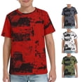 thumbnail image 1 of RMGVDSD Summer Boys Graphic T Shirts Casual Short Sleeve Tee Shirt Cartoon Print Comfortable Tops For Kids Fashion T-Shirts 8-9 Years, 1 of 5