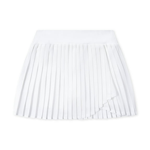 RMGVDSD Summer Girls Pleated Skirts With Shorts Solid Color Quick Drying Athletic Tennis Skorts Kids A-Line Sport Casual Skirts 170