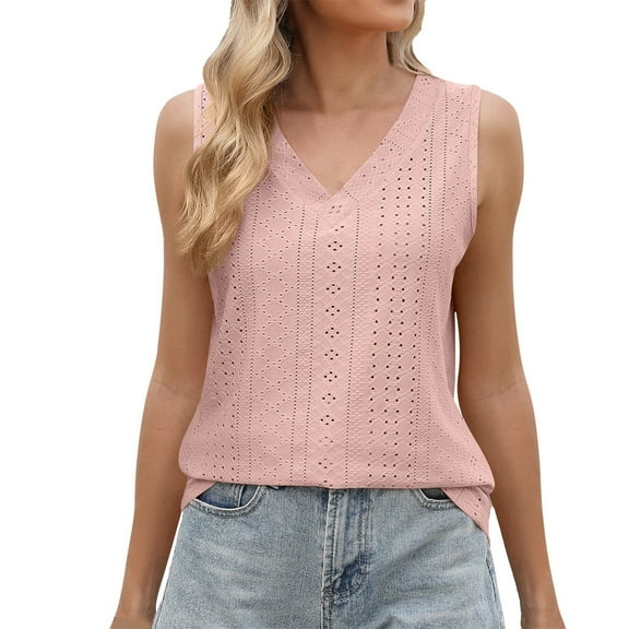 RMGVDSD Summer Womens Tank Tops Women's Casual Tank Top Everyday Wear Elegant Comfortable Fit For Basic Tank Top Shirt