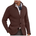 thumbnail image 1 of RMGVDSD Sweater Coat For Men Cardigans Sweaters Stylish Comfortable Knitwear Layering Long Sleeve Men Sweater Jacket Casual Outings Wear Fashion Knit Sweater, 1 of 4