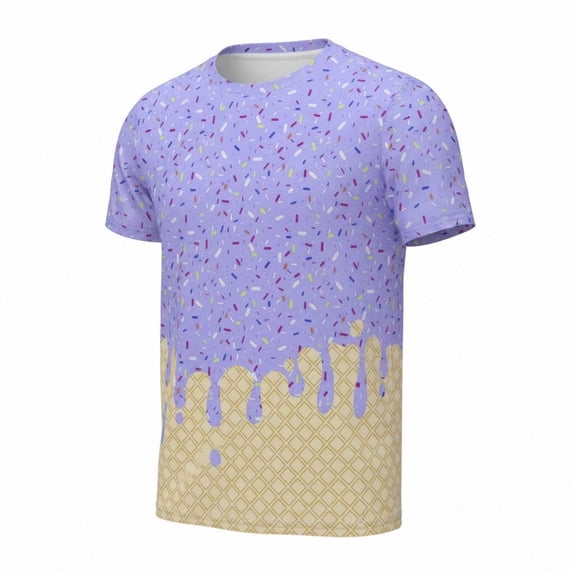 RMGVDSD T-Shirt For Boys T Shirts Short Sleeve Graphic Ice Cream Print Tee Shirt For Kids Casual Crewneck Tshirts Stylish Summer Soft Tees Tops 12-13 Years