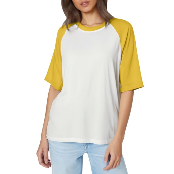 RMGVDSD T Shirts Women Tops Women's Short Sleeve T Shirt Round Neck Tee Top Basic Loose Fit Trendy Shirt Casual Wear Trendy Clothes Tops