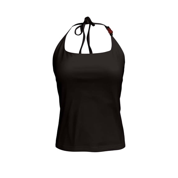 RMGVDSD Tank Tops For Women Summer Solid Style Beaded Collarless Tie Back Tank Top With Sheer Back Revealing Solid Color Sporty Casual Top Versatile Tees