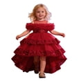 thumbnail image 1 of RMGVDSD Toddler Baby Girls Sequin Tutu Dress Birthday Party Dress Pageant Gown For Toddler Flower Girl Layered Ruffles Elegant Princess Dresses 18-24 Months, 1 of 9